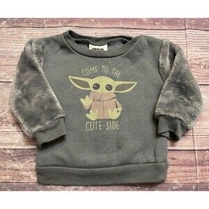 Star Wars Mandalorian Baby Yoda Baby Sweatshirt, Size 3-6 months